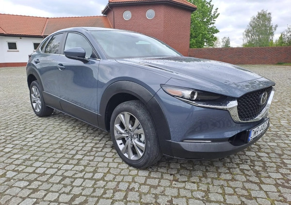 Mazda CX-30 cena 109900 przebieg: 36340, rok produkcji 2021 z Wrocław małe 172